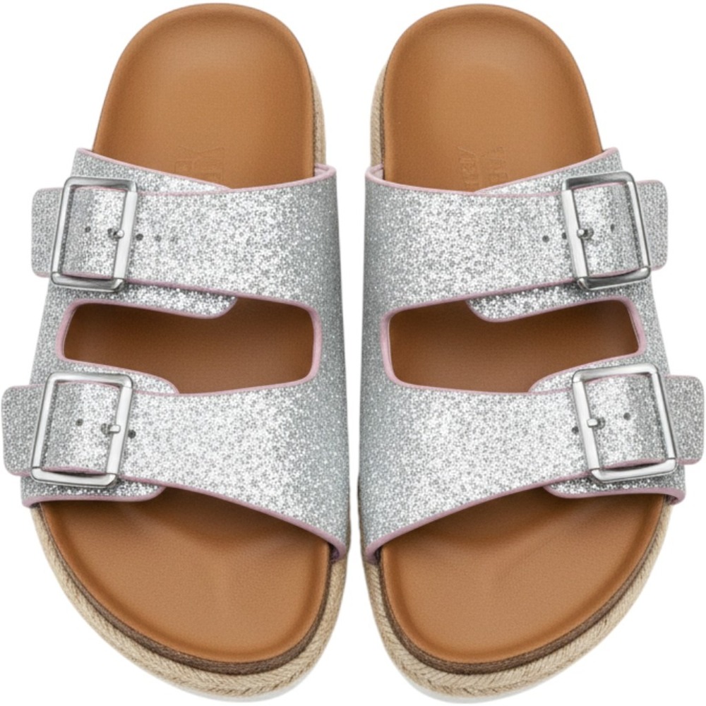 Dolce Vita Big Kids Size 11 Glitter Slide Sandals